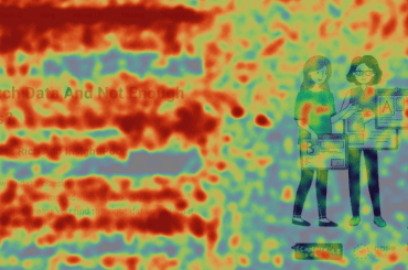 An image showing a heatmap of a website