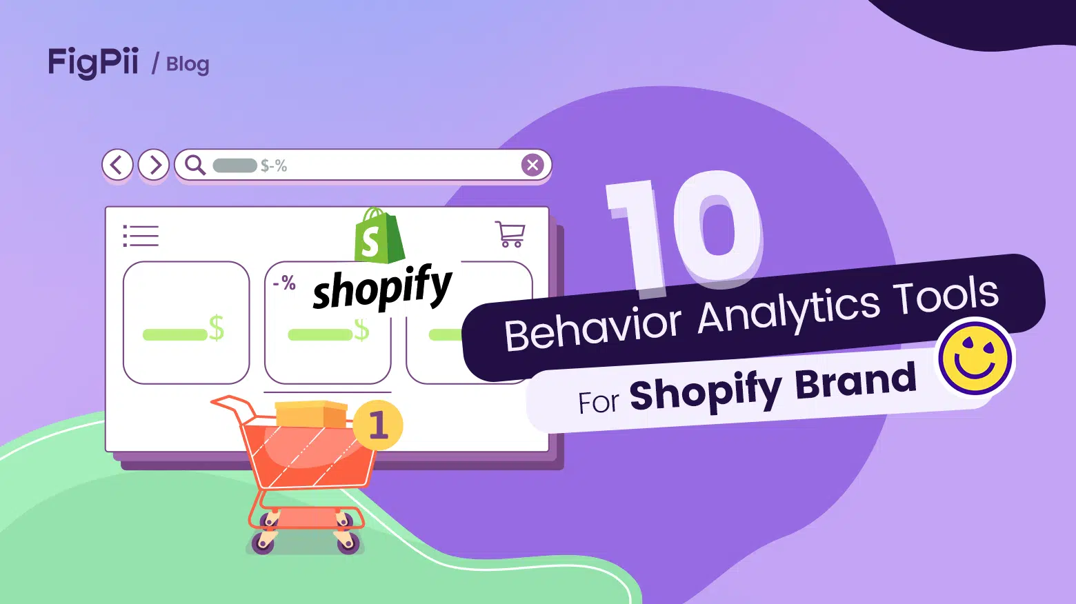 An image containing the text "10 Behavior Analytics Tools For Shopify Brand"