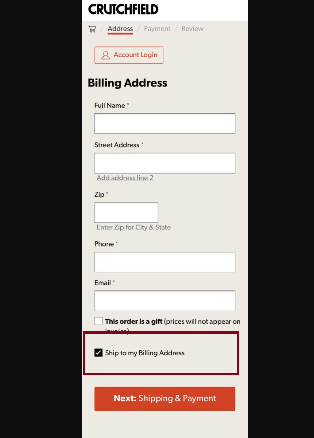 Shortened your checkout process - Joobi